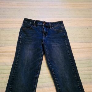 American eagle jeans, low rise, super stretch, size 00